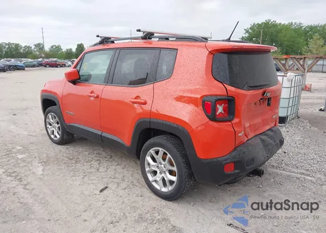2017 Jeep Renegade Latitude 4X4 из США, поврежденный, VIN ZACCJBBBXHPF87320